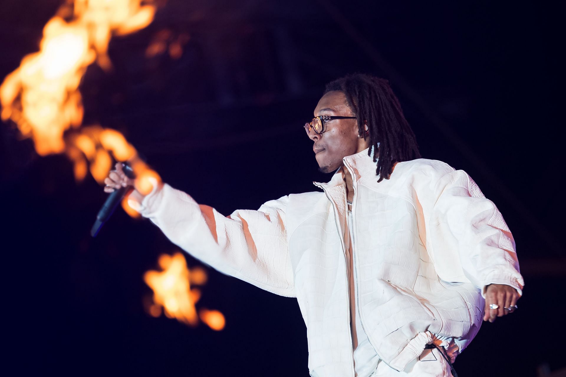 Tyler Sharpe performing at the 2024 Rolling Loud Miami (Image via Getty)
